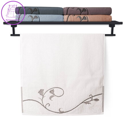 Veba Osuška Terry Floral Dance 036 bílá 70x140 cm Veba Osuška Terry Floral Dance 036 bílá 70x140 cm