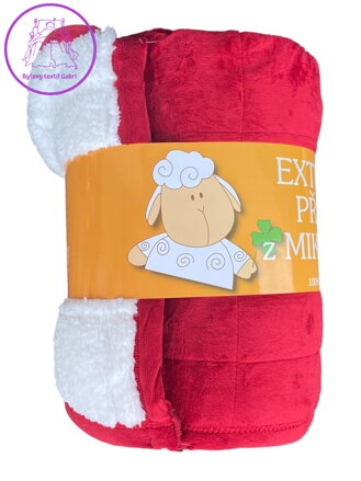 Svitap Deka mikrovlákno Ovce prošev bordó 150x200 cm Svitap Deka mikrovlákno Ovce prošev bordó 150x200 cm