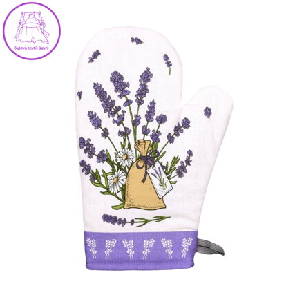 Forbyt Kuchyňská chňapka Provence Levandule fialová 1 ks 18x28 cm