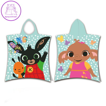 Jerry Fabrics Pončo Králíček Bing 50x115 cm