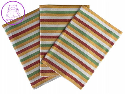 Svitap Utěrka Bambus 50x70 cm Pruh žlutý 3 ks