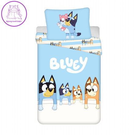 Jerry Fabrics Povlečení Bluey 140x200, 70x90 cm