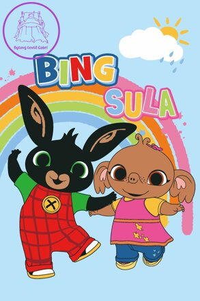 Jerry Fabrics Dětská fleecová deka Bing 117 100x150 cm