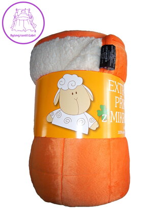 Svitap Deka mikrovlákno Ovce prošev oranžová 150x200 cm Svitap Deka mikrovlákno Ovce prošev oranžová 150x200 cm