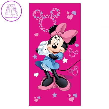 Jerry Fabrics Osuška Minnie Pink 05 70x140 cm