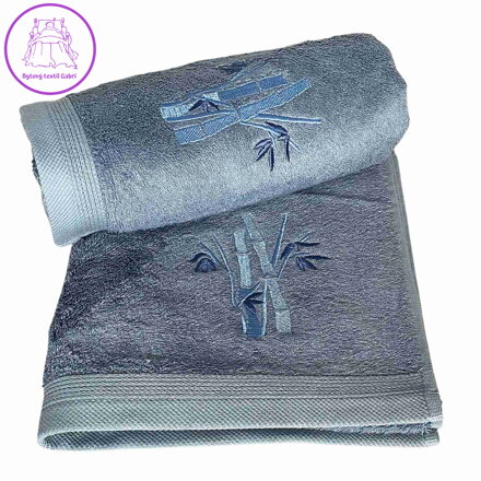 Praktik Ručník bambusový BOSTON New 50x100 cm modrý Praktik Ručník bambusový BOSTON New 50x100 cm modrý