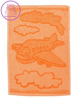 Profod Dětský ručník Plane orange 30x50 cm