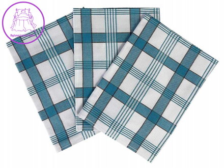 Svitap Utěrka Extra savá 50x70 cm Káro modré 3 ks