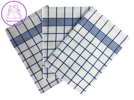 Svitap Utěrka Negativ Egyptská bavlna bílá/modrá 50x70 cm balení 3 ks