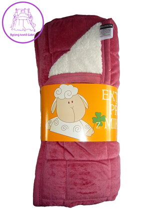 Svitap Deka mikrovlákno Ovce prošev starorůžová 150x200 cm Svitap Deka mikrovlákno Ovce prošev starorůžová 150x200 cm