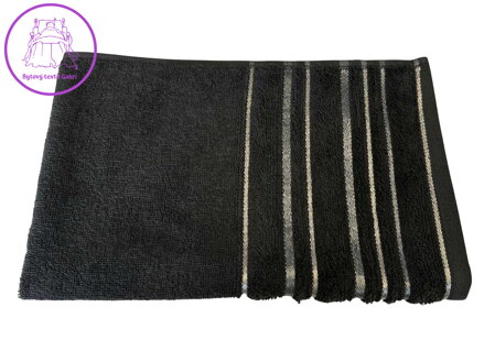 Praktik Ručník ZARA 40x60 cm černá Praktik Ručník ZARA 40x60 cm černá