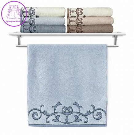 Veba Osuška Terry Barocco II. šedá 70x140 cm Veba Osuška Terry Barocco II. šedá 70x140 cm