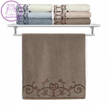 Veba Ručník Terry Barocco I. hnědá 50x100 cm Veba Ručník Terry Barocco I. hnědá 50x100 cm