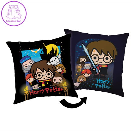 Jerry Fabrics Polštářek Harry Potter Friends 40x40 cm Jerry Fabrics Polštářek Harry Potter Friends 40x40 cm