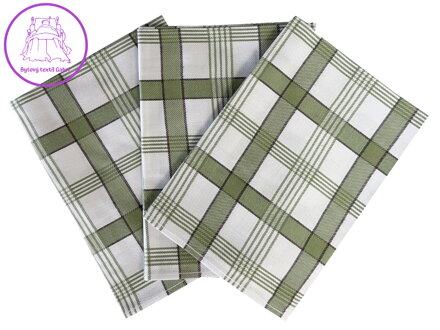 Svitap Utěrka Extra savá 50x70 cm Káro khaki 3 ks Svitap Utěrka Extra savá 50x70 cm Káro khaki 3 ks