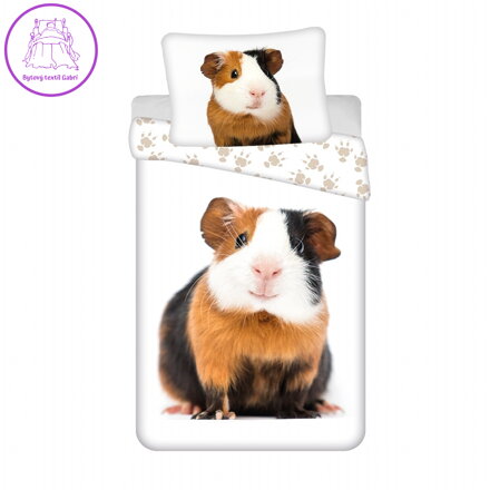 Jerry Fabrics Povlečení fototisk Morče 03 140x200, 70x90 cm