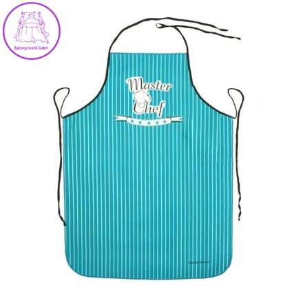 Forbyt Kuchyňská zástěra Master Chef tyrkysová 62x82 cm Forbyt Kuchyňská zástěra Master Chef tyrkysová 62x82 cm