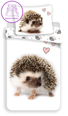 Jerry Fabrics Povlečení fototisk Ježeček 140x200, 70x90 cm