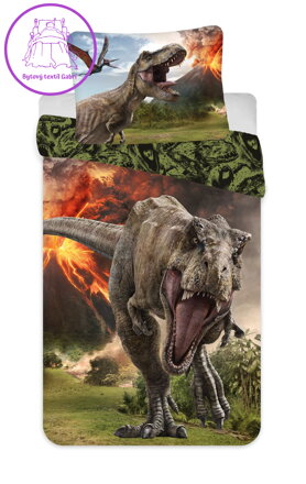 Jerry Fabrics Povlečení Jurský svět Volcano 140x200, 70x90 cm