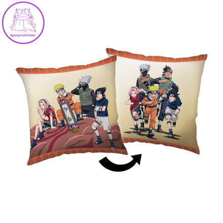 Jerry Fabrics Polštářek Naruto 03 40x40 cm Jerry Fabrics Polštářek Naruto 03 40x40 cm