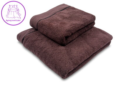 Svitap Ručník Star 50x100 cm tmavě hnědá Svitap Ručník Star 50x100 cm tmavě hnědá