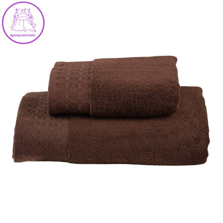 PEMITEX Ručník SPA tmavě hnědá 50x90 cm PEMITEX Ručník SPA tmavě hnědá 50x90 cm