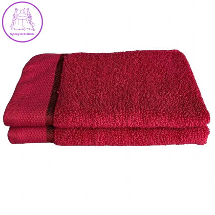 Jerry Fabrics Ručník Color tmavě vínový 30x50 cm Jerry Fabrics Ručník Color tmavě vínový 30x50 cm