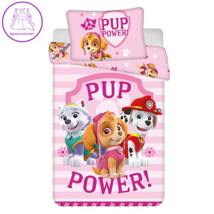 Jerry Fabrics Povlečení do postýlky Paw Patrol 122 baby 100x135, 40x60 cm