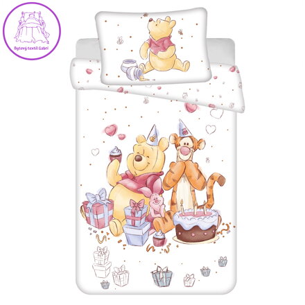 Jerry Fabrics Povlečení do postýlky WTP Birthday party baby 100x135, 40x60 cm