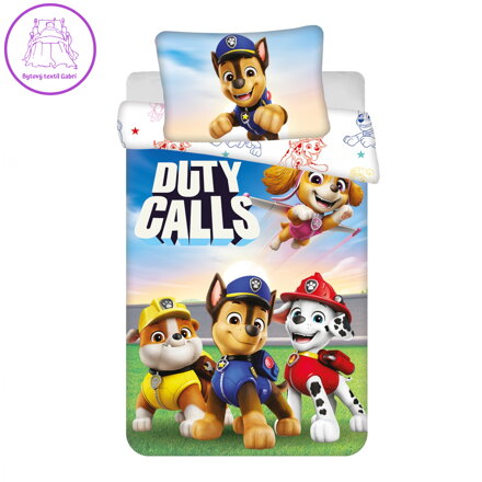 Jerry Fabrics Povlečení do postýlky Paw Patrol 556 baby 100x135, 40x60 cm
