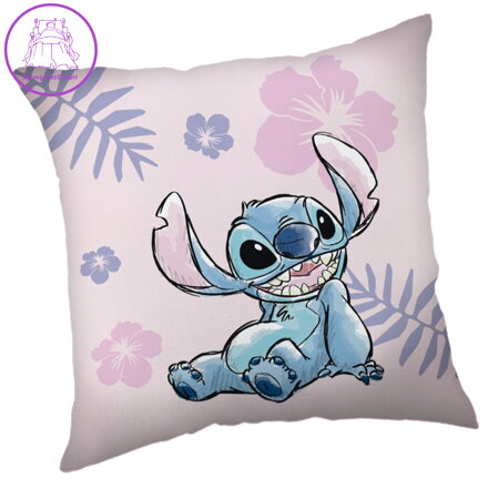 Jerry Fabrics Polštářek Lilo a Stitch Pink 40x40 cm