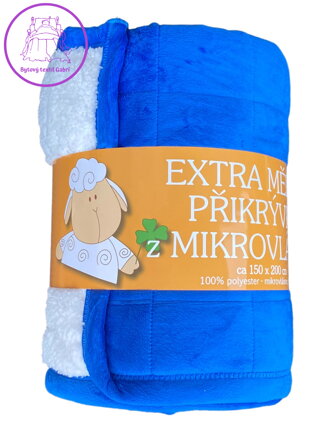 Svitap Deka mikrovlákno Ovce prošev modrá 150x200 cm Svitap Deka mikrovlákno Ovce prošev modrá 150x200 cm