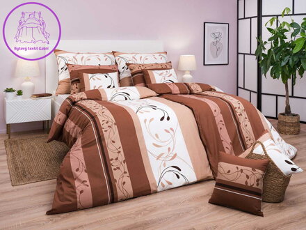 Povlečení bavlna Slezsko nugát 140x200, 70x90 cm