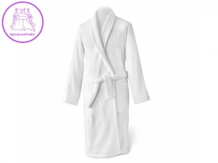 Froté župan Jerry bílá velikost M