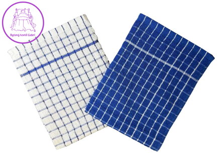 Utěrka froté Olga modrobílá (bal.2 ks)