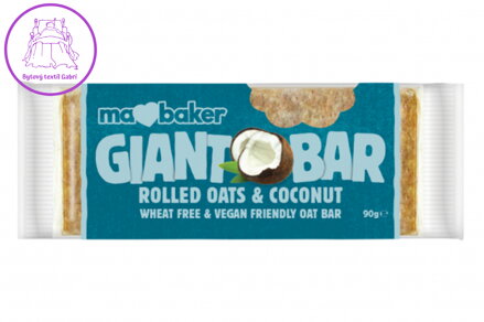 Ma Baker Tyčinka ovesná Giant bar Obří Kokosová 90g