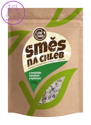 iPlody Low carb směs na chléb s medvědím česnekem a bylinkami 250g