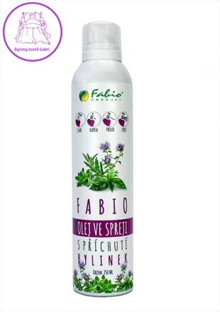Fabio Produkt Řepkový olej ve spreji s příchutí bylinek 250 ml