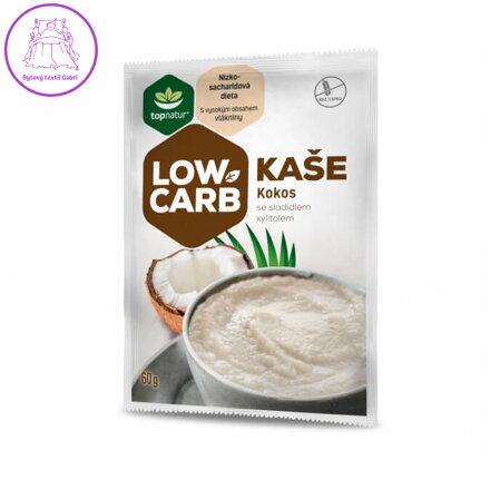 Topnatur Low carb kaše kokosová se sladidlem 60 g