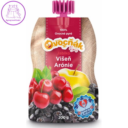 Ovocňák pyré 100% jablko-višeň-arónie 200g