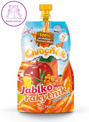 Ovocňák šťáva jablko-rakytník 250 ml