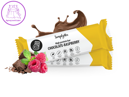 SimplyMix tyčinka čokoláda s malinou