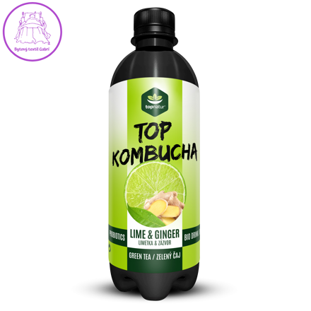 TOP Kombucha Limetka&Zázvor 500 ml