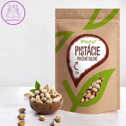 iPlody Pistácie pražené, solené JUMBO 1kg