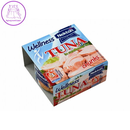 Nekton Tuňák ve slunečnicovém oleji kousky Wellness 185 g