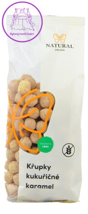 Natural Křupky kukuřičné karamel - bez lepku 140g