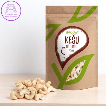 iPlody Kešu natural půlky 1 kg iPlody Kešu natural půlky 1 kg