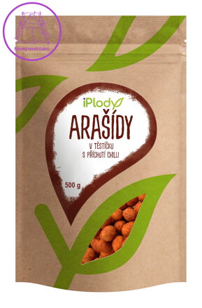 iPlody Arašídy v těstíčku s příchutí chilli 500 g