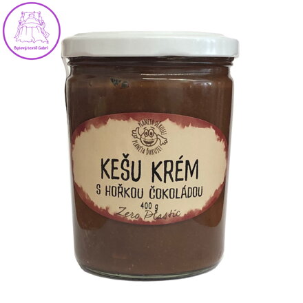 iPlody Kešu krém s hořkou čokoládou 400 g
