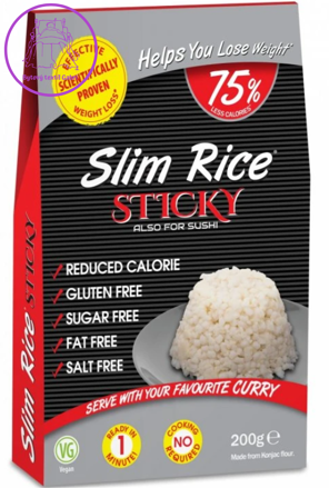 Konjaková rýže Sticky bez nálevu 200 g